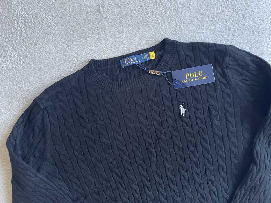 Sweter Polo Ralph Lauren granatowy