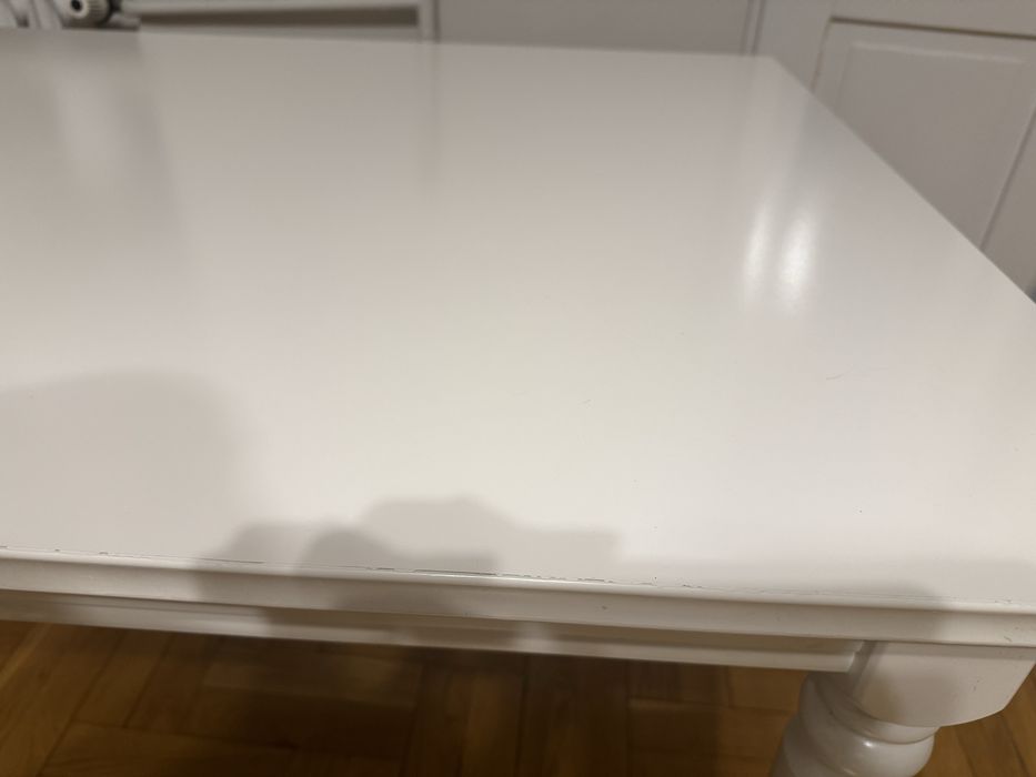 Stol bialy ikea rosentorp