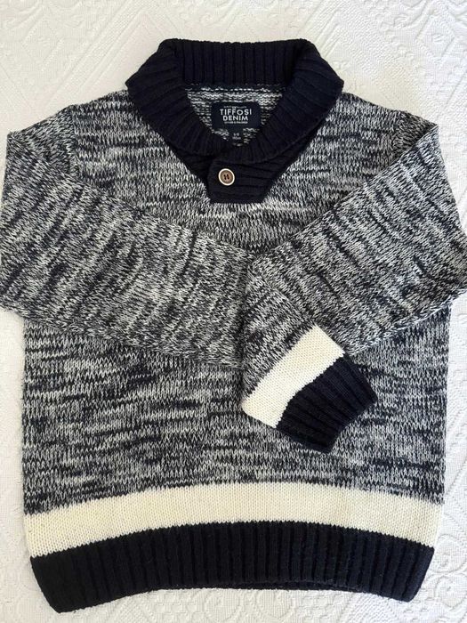 Roupa criança/menino 9 anos - Conjunto malha camisa T-shirt comp.