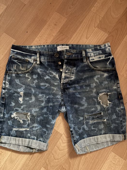 ZARA MAN Шорти чоловічі джинсові