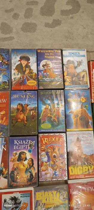 Bajki Vhs , 27 kaset