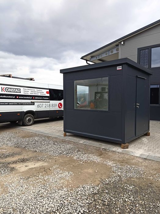 Kontener ocieplony biurowy stróżówka biuro wartownia budka pawilon