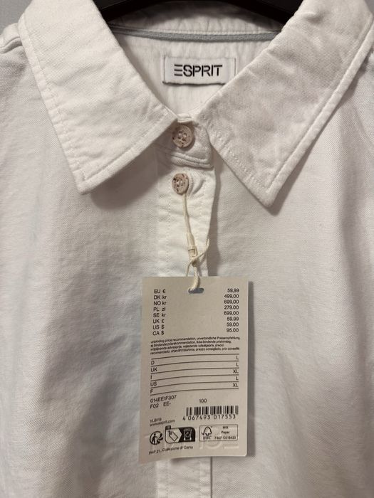 Рубашка біла Esprit L
