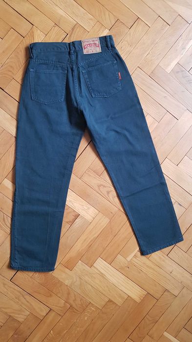 Spodnie jeansowe MARINES Jeans ciemne szare rozmiar z metki 32/30  S/M
