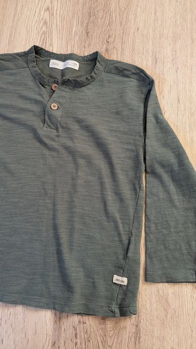 Koszulka t-shirt chłopięca khaki Zara 116