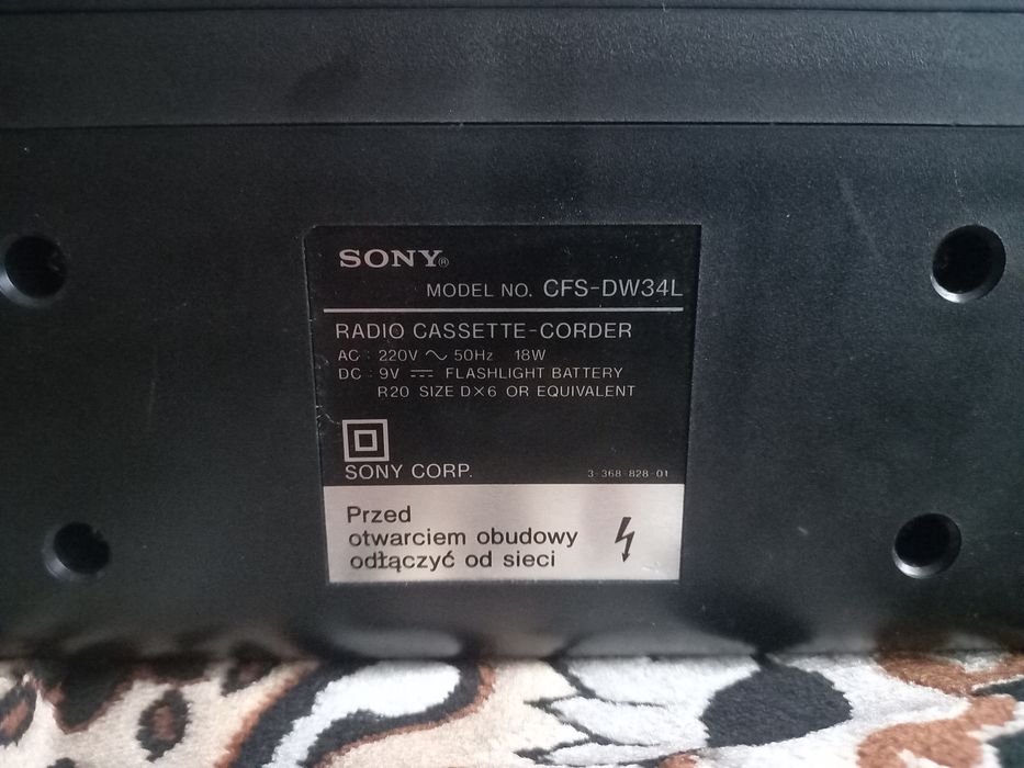 Соні CFS-DW34L магн