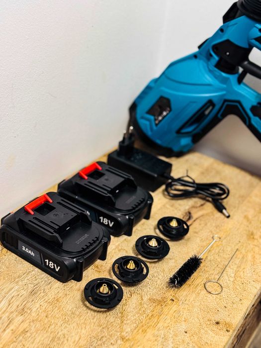 Bezprzewodowy Pistolet do Malowania Na Aku MAKITA DUŻY ZESTAW XXL