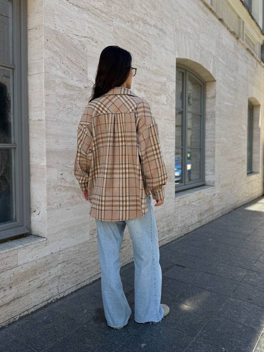 ‼️Жіноча тепла байкова сорочка в клітинку. Байка Туреччина. Р.46-48