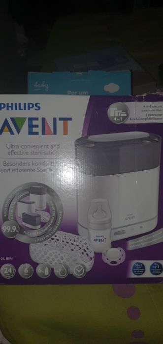 Esterilizador de biberãos e chuchas