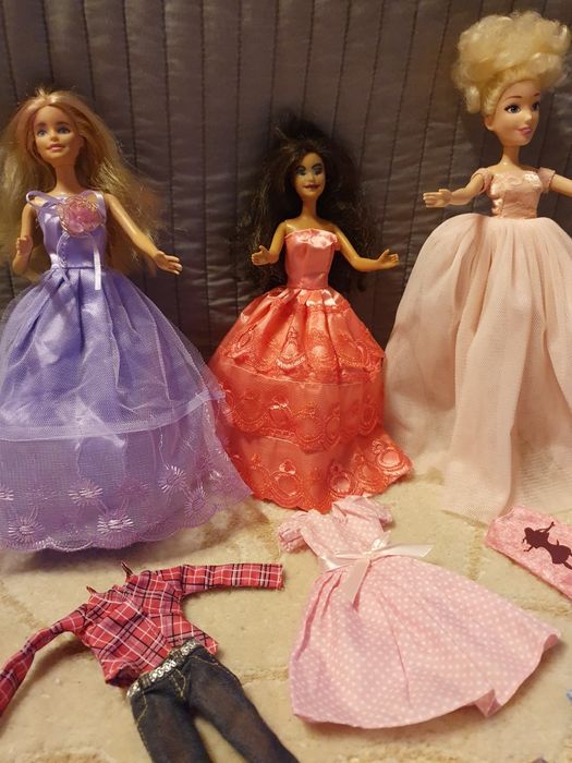 Lalki Barbie duzy zestaw