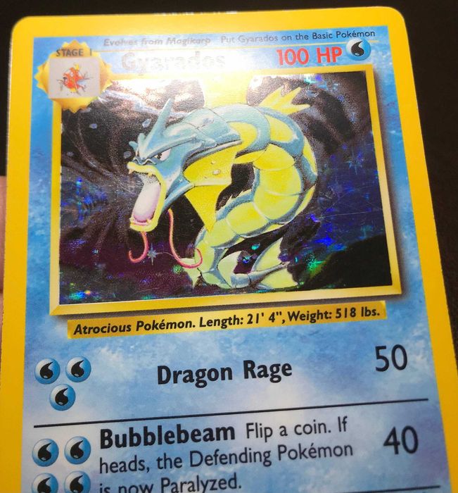 Колекційна Pokémon картка 1999 Gyarados #6 Base Set (Normal Holo)