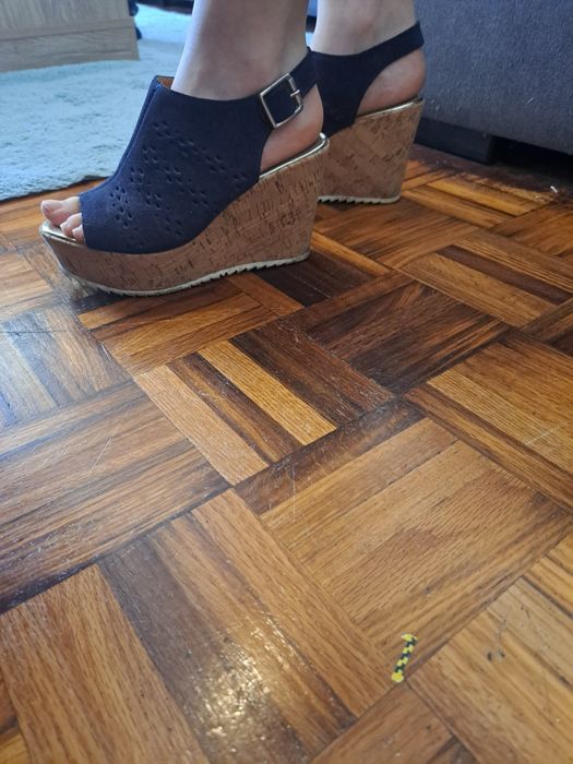 Calçado mulher azul