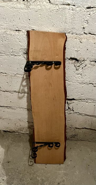 Półki z drewna loft