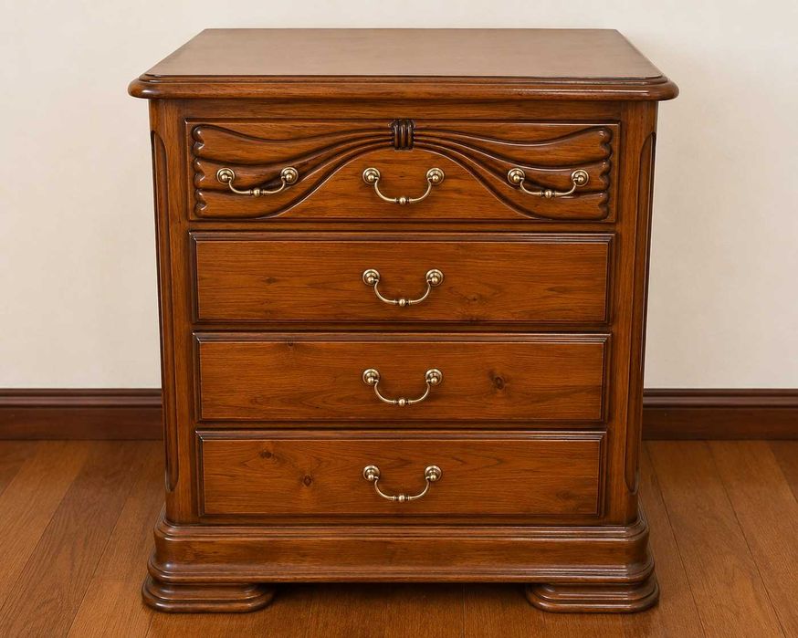 Conjunto completo de quarto em madeira – excelente estado