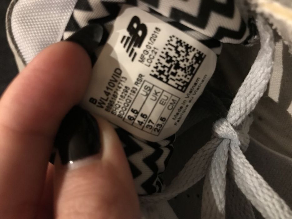 New Balance 410 damskie szare białe rozmiar 37