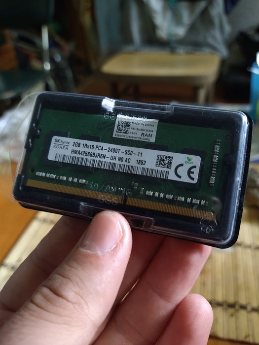 Оперативная память для ноутбука 2gb 1rx16 pc4-2400t-sc0-11 sk hynix: 80 ...