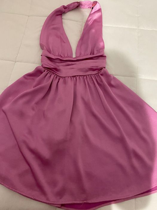 Vestido de Cetim NOVO para cerimónia