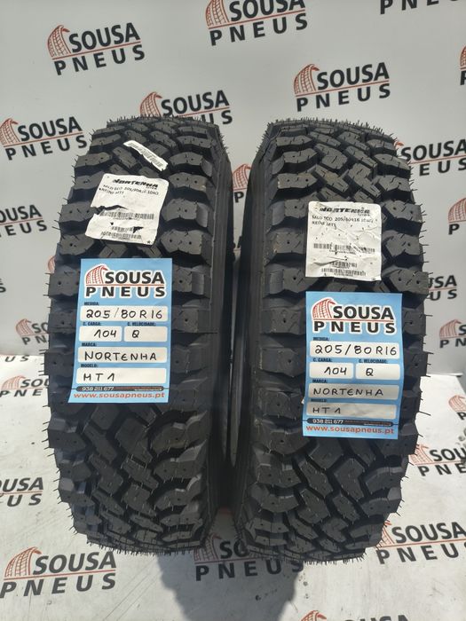 2 pneus Nortenha 205-80R16 - Oferta da entrega