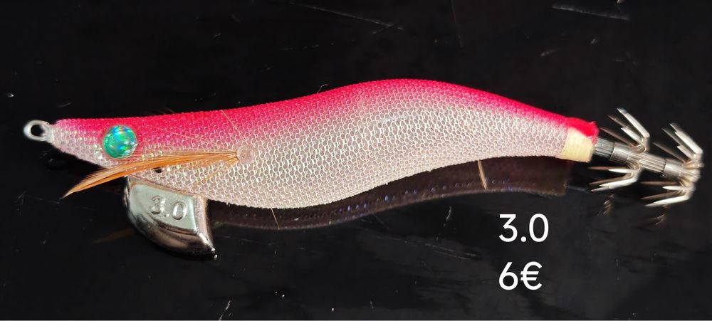 Amostra de pesca ao choco