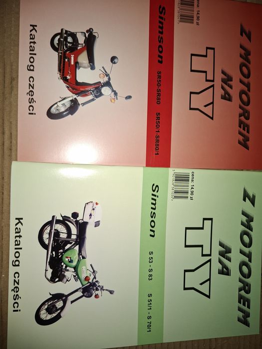 Nowe instrukcje obsługi katalogi czesci Simon s51 s80 sr50 sr80