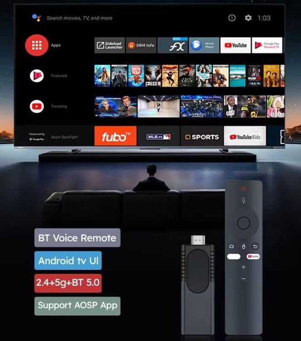 TV Stick Android 14 ATV _ 4K _ USB _ WiFi 5 _ 2+8G (16G) _ BT _ Utocin U8