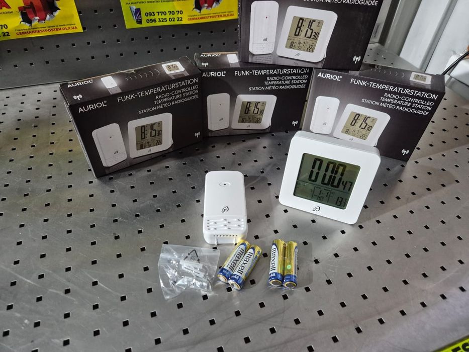 Бездротова метеостанція годинник Auriol
