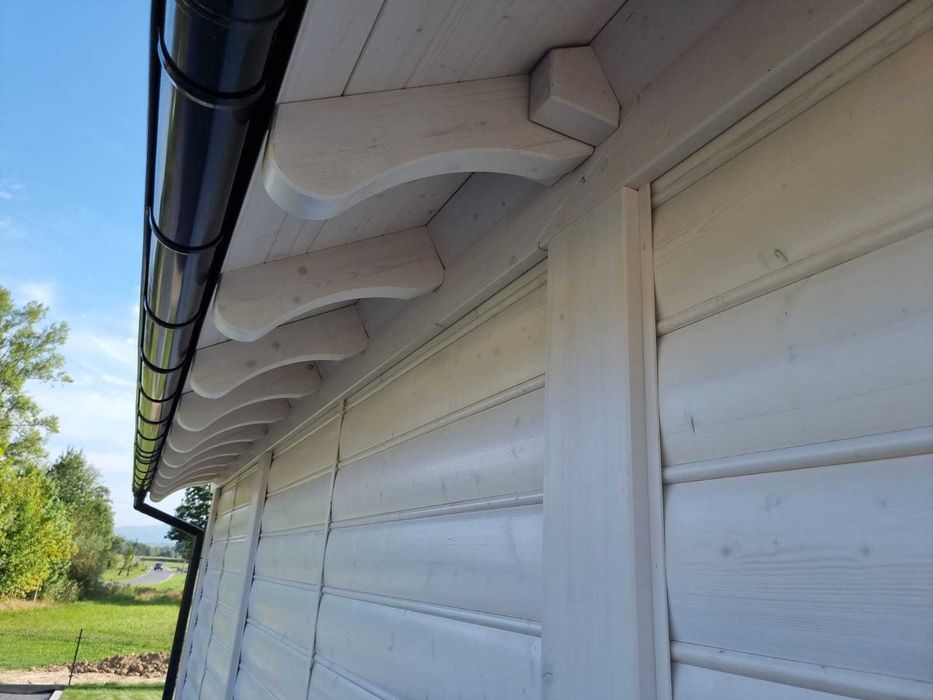 Wiata drewniana PREMIUM 7×10 m | Montaż | Drewno C24 | CNC