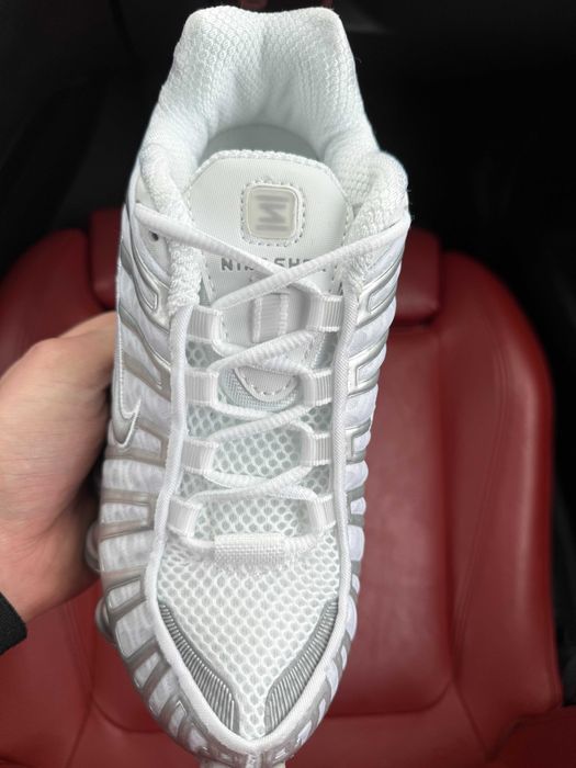 (ОПЛАТА ПІСЛЯ ОГЛЯДУ)Nike Shox TL Metallic Silver Найк Шокс ТЛ Срібні