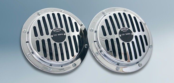 NOWE CHROMOWANE ZABYTKOWE KLAKSONY BMW CHROM