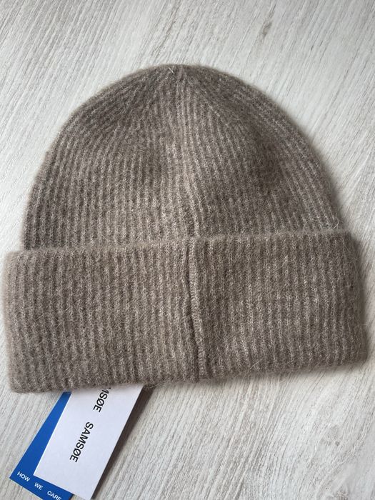 Nowa Wełniana czapka Samsoe Alpaka Merino