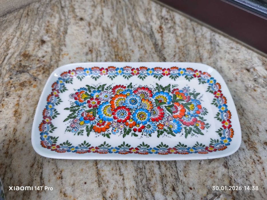 Serwis kwiatowy-sygn.Opole ceramika-PRL PRL