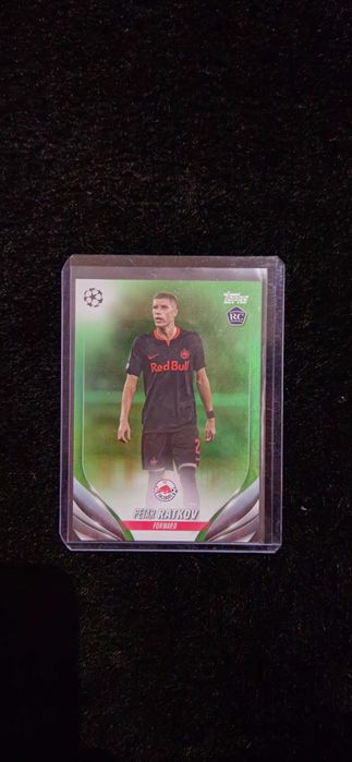 2024 Topps UEFA Champions League Petar Ratkov /199 Green Rookie RC