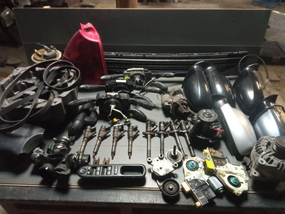 Peugeot 307 1.6 2.0 hdi lusterka lampa tył alternator rozrusznik wtrys