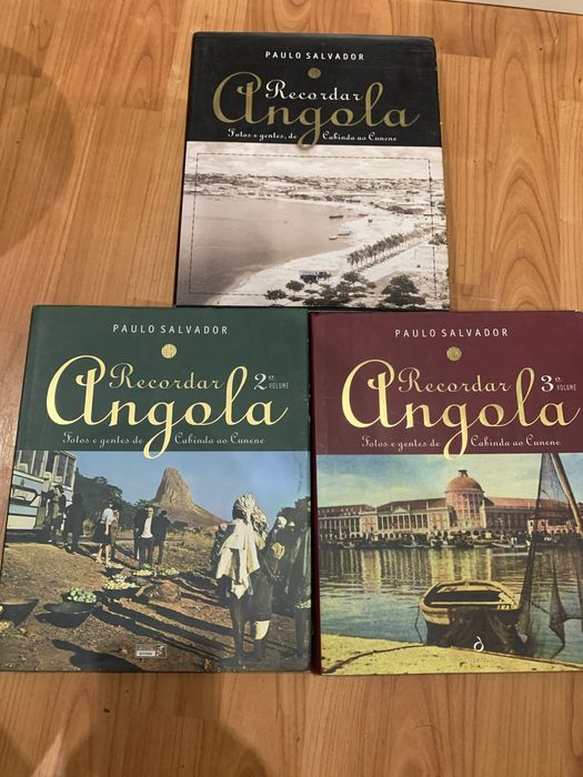 Coleção 3 volumes Recordar Angola - Paulo Salvador