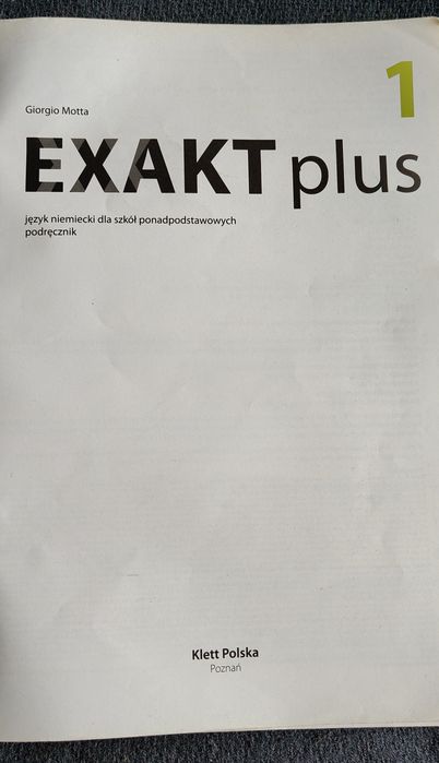 Podręcznik EXAKT PLUS 1