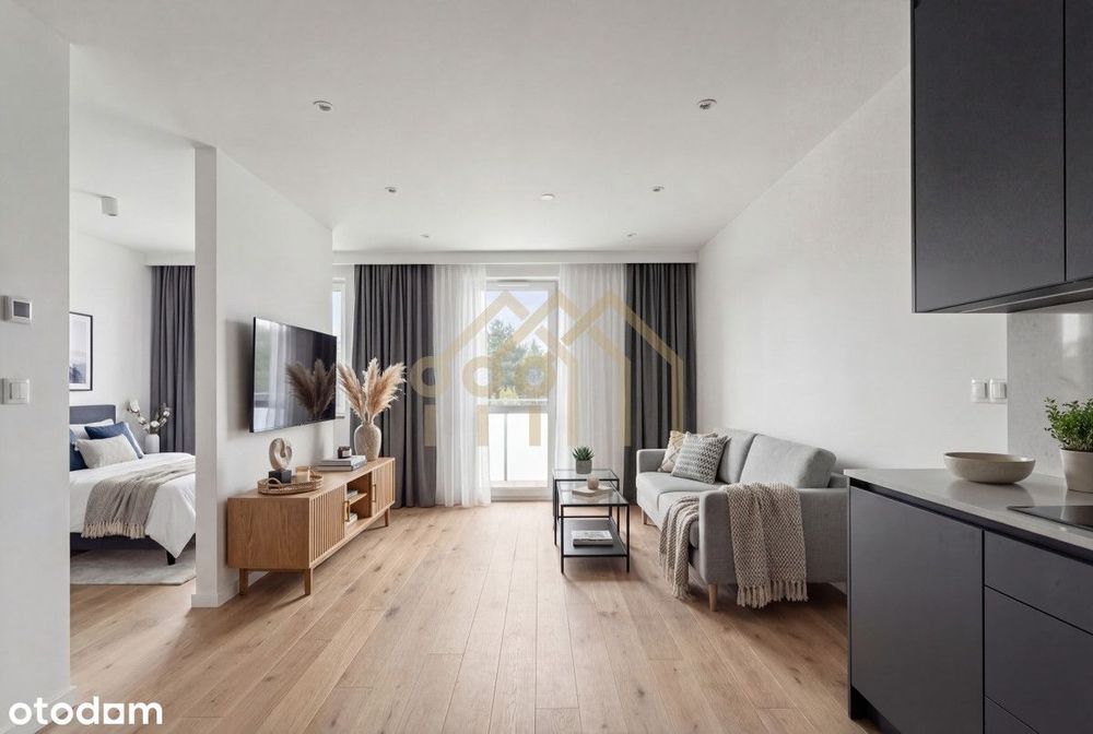 Kawalerka | las | winda | miejsce parkingowe