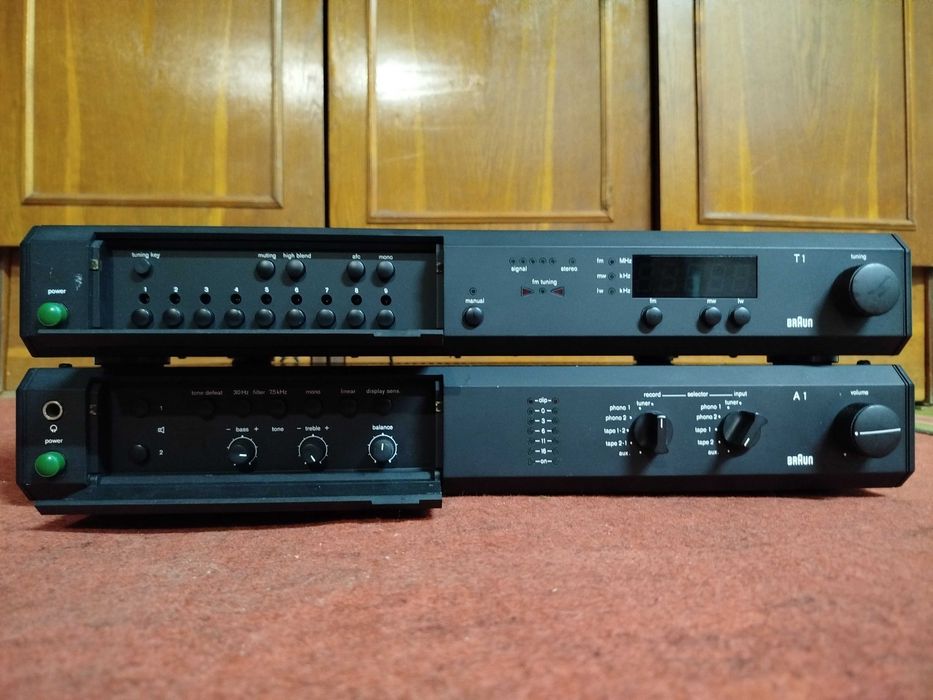Усилитель и тюнер Braun West Germany звук !