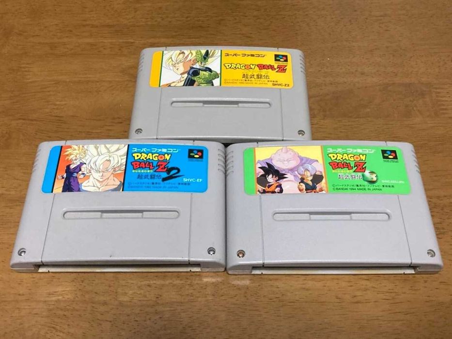 Trilogia Dragon Ball Z: Super Butōden (1, 2 e 3) - Super Famicom / SNES