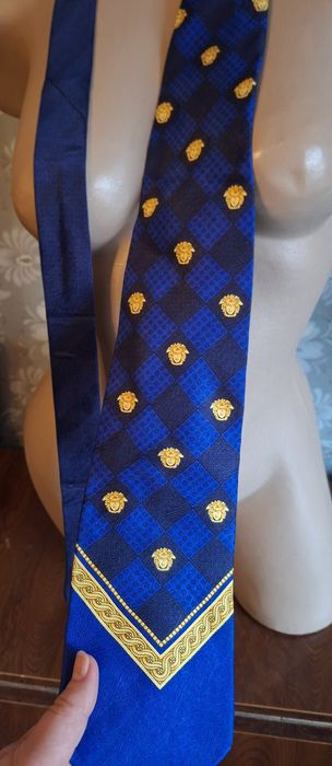 GIANNI VERSACE Винтажный Оригинальный Галстук 100% Шелк! Германия!