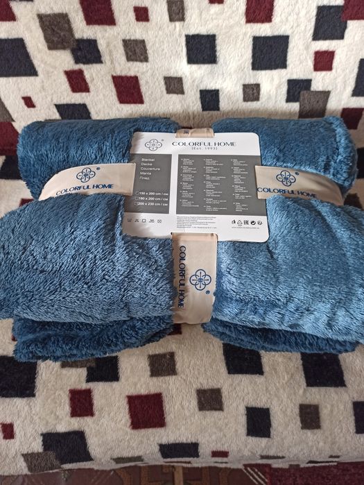 Плед микрофибра colorful home