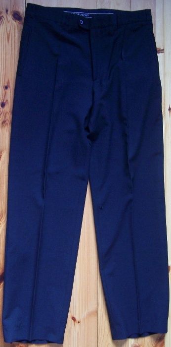 Eleganckie czarne spodnie w kant Eldorado