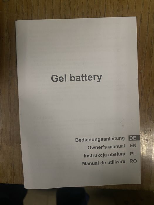 Гелевий аккумулятор 100Ah Rebel