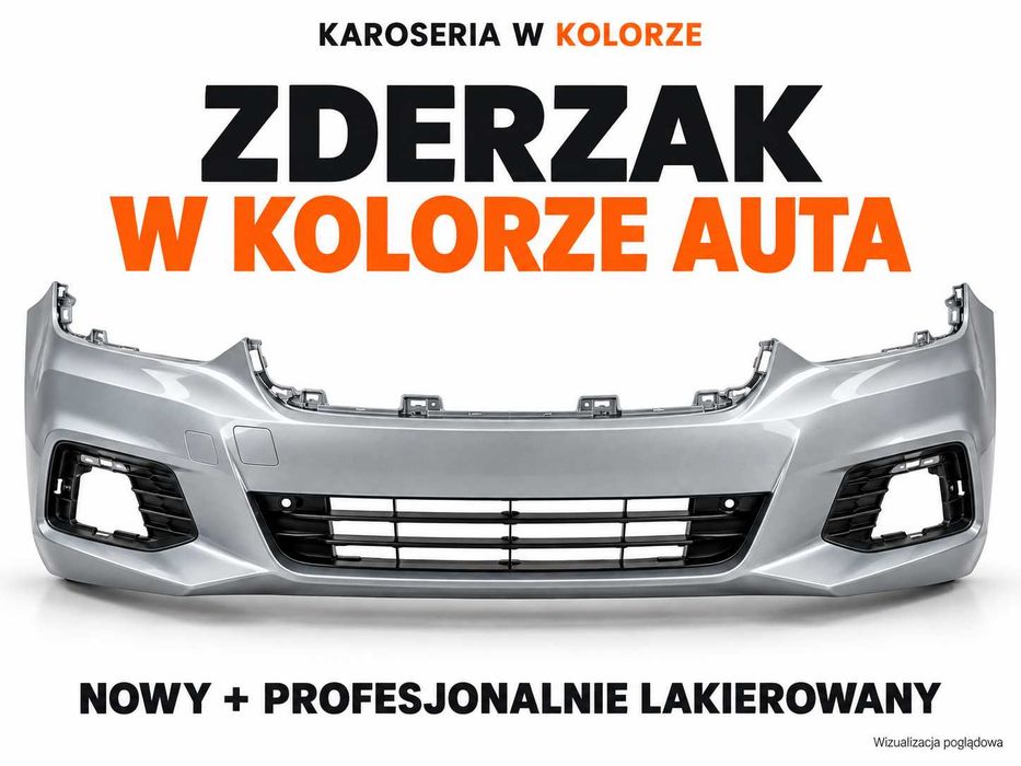 nowy ZDERZAK + PROFESJONALNE lakierowanie w KOLORZE Twojego AUTA | Każda marka, dowolny kolor