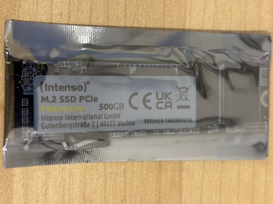 SSD Intenso Premium 500GB M.2 NVMe PCIe 3.0 новий