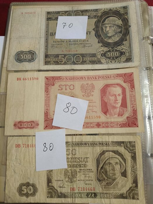 Stare banknoty Polskie