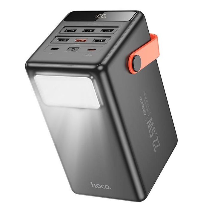 Повербанк HOCO J142 100 000mAh 22.5W PD 6USB 2Type-C LCD