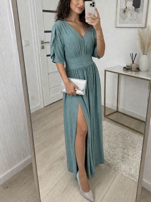 Elegancka sukienka wieczorowa – Vegas, rozmiar 44 (NOWA z metką)