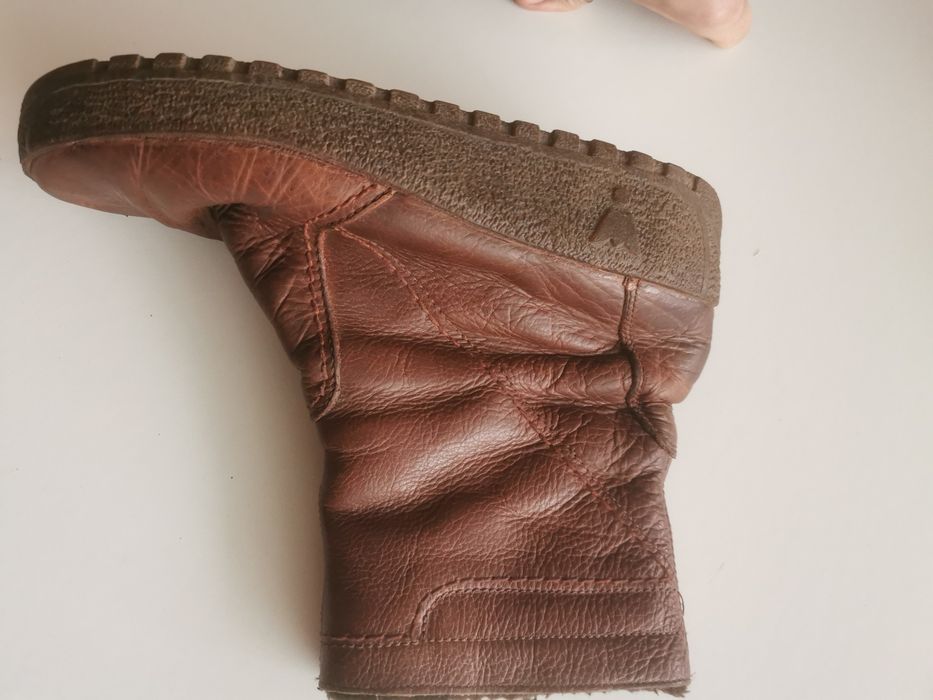 Buty meskie skórzane ocieplane Rozmiar 44