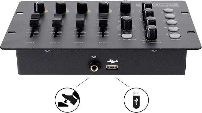 Sterownik Kontroler DMX do reflektorów LED Showlite LDO-10 MKII FS LED