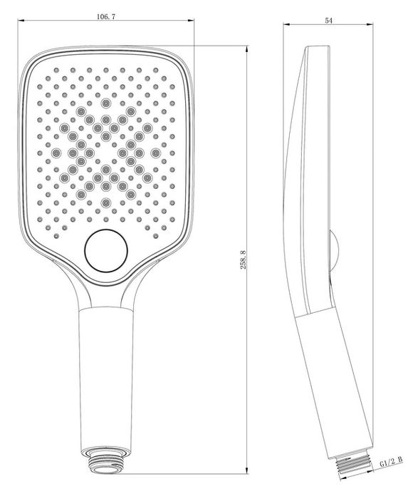 Zestaw prysznicowy Bernstein z termostatem 3011 PRO